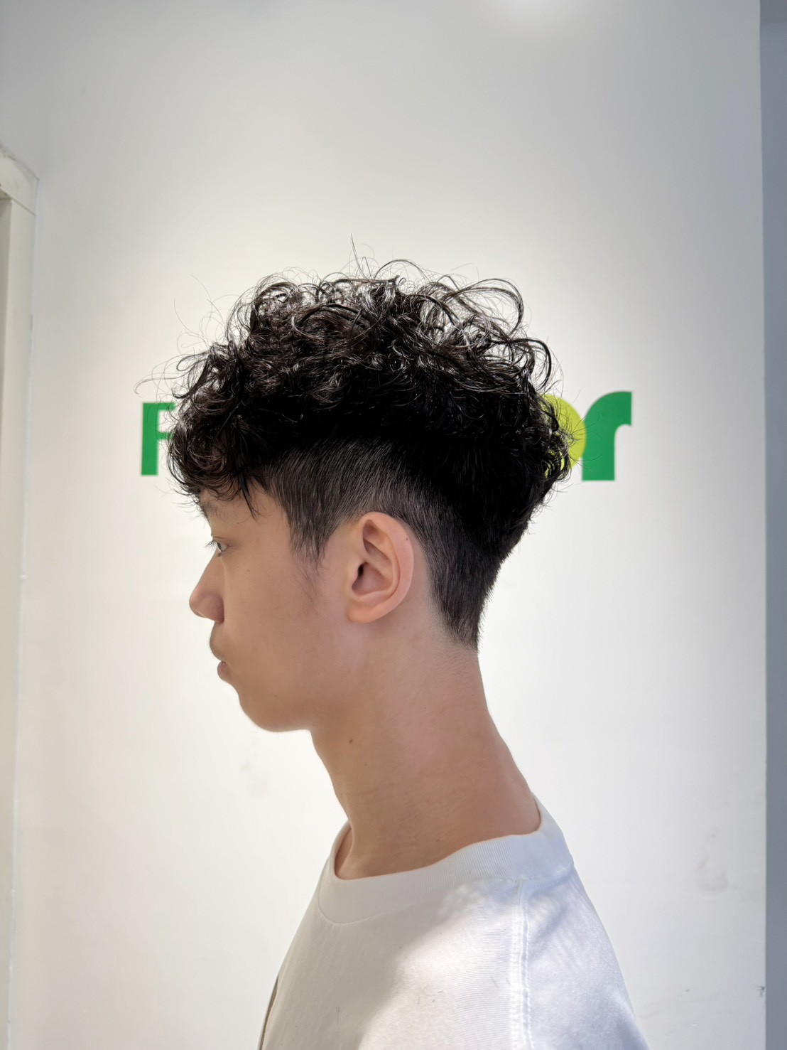 FaceColor首席設計師Ping男士造型燙韓系小捲作品