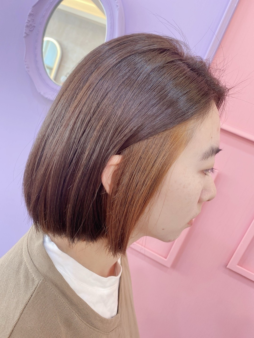 FaceColor首席設計師家姍特殊色玩髮蜜糖夾心作品